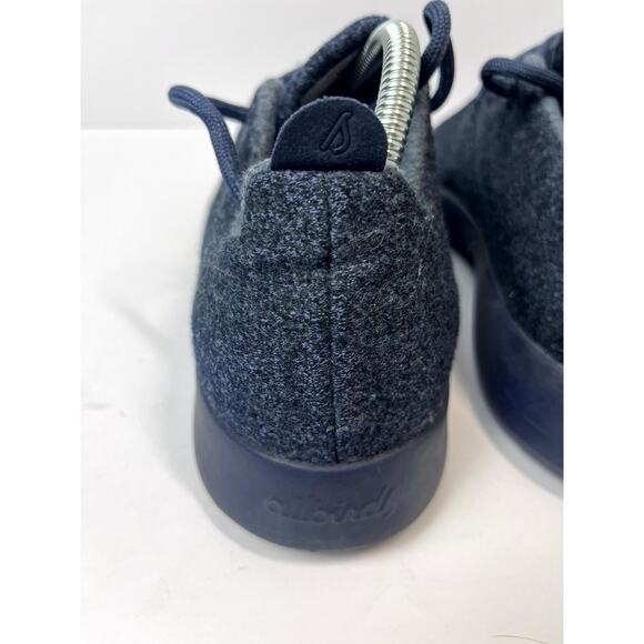 ALLBIRDS Womens W10 0619 NV1 Navy Blue Wool Lightweight Comfort Walking Shoe - Picture 6 of 12